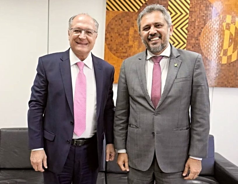 Elmano cumpre agenda em Brasília e reúne-se com vice-presidente Alckmin