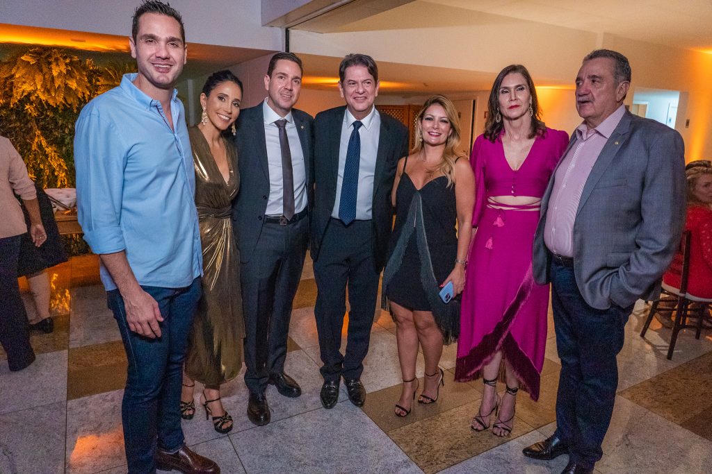 Guilherme Bismarck, Nadia Maia, Eduardo Bismarck, Cid Gomes, Tatiana Luna, Glaucia Maia E Bismarck Maia (2)