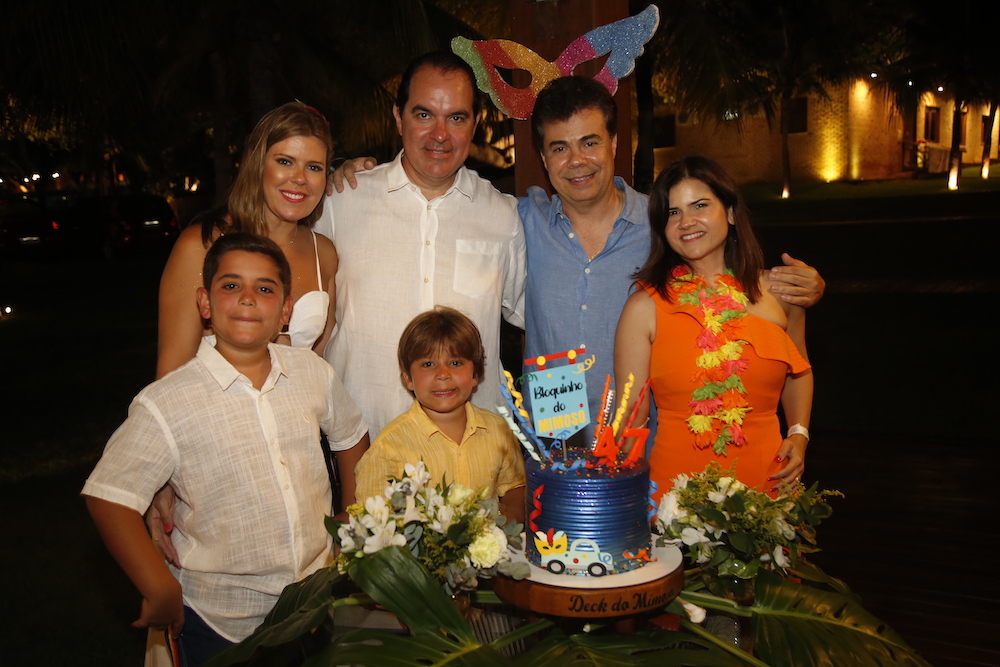 Marina, Leozinho, Lucas, Leo Albuquerque, Duda E Ticiana Brígido