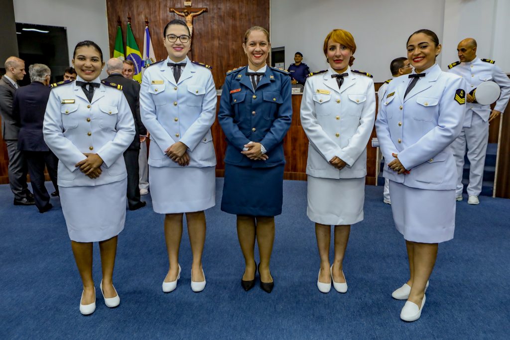 Ten Thalita Menezes, Ten Patricia Pacifico, Ten Coronel Samyle, Ten Vitoria Oliveira E Sargento Francisca