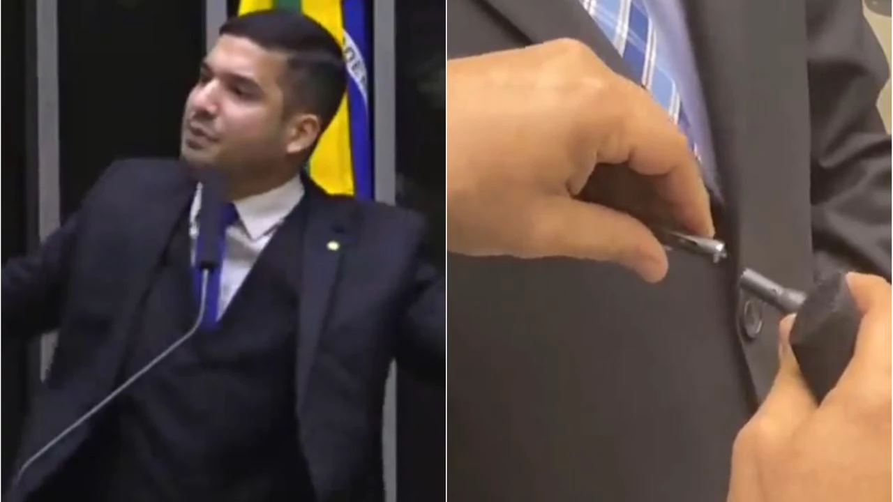 André Fernandes vai pagar R$ 1.600 por microfone quebrado em discurso na Câmara dos Deputados