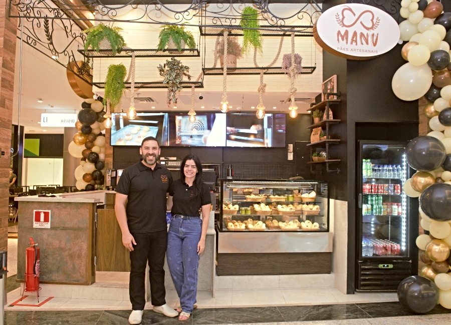 Casal de empresários inaugura loja de pães artesanais no Iguatemi Bosque