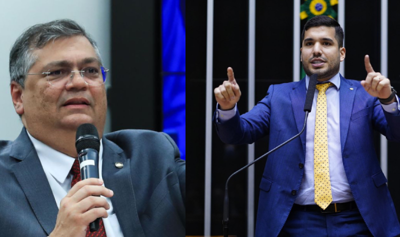 Flávio Dino e André Fernandes travam embate em audiência da CCJ: “Não quebre o microfone, por favor”