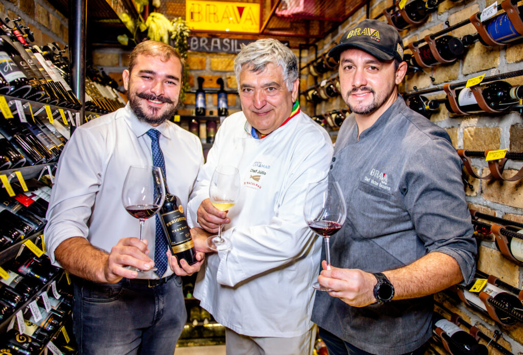 Sommelier Eugênio Ferreira, Chef Júlio Bacalhau E Chef Victor Bezerra (2)