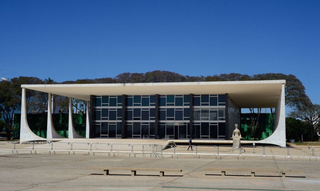 Fachada Do Edifício Sede Do Supremo Tribunal Federal Stf