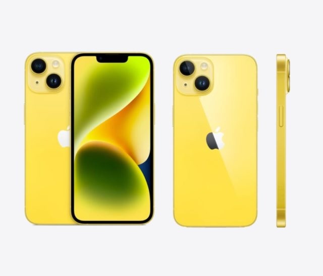 Apple lança iPhones 14 e 14 Plus na nova cor amarela