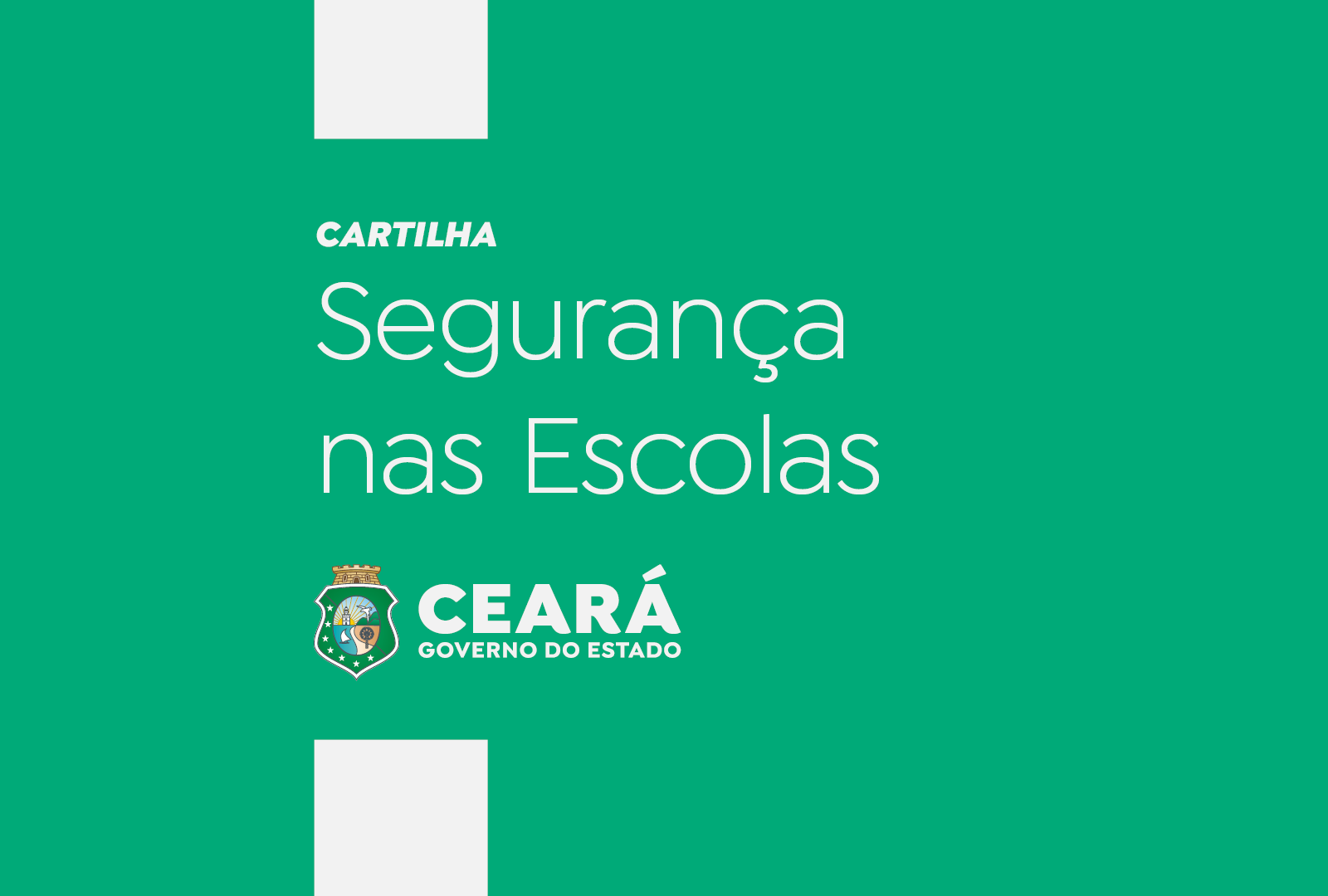 Governo lança cartilha de orientação para segurança nas escolas do Ceará