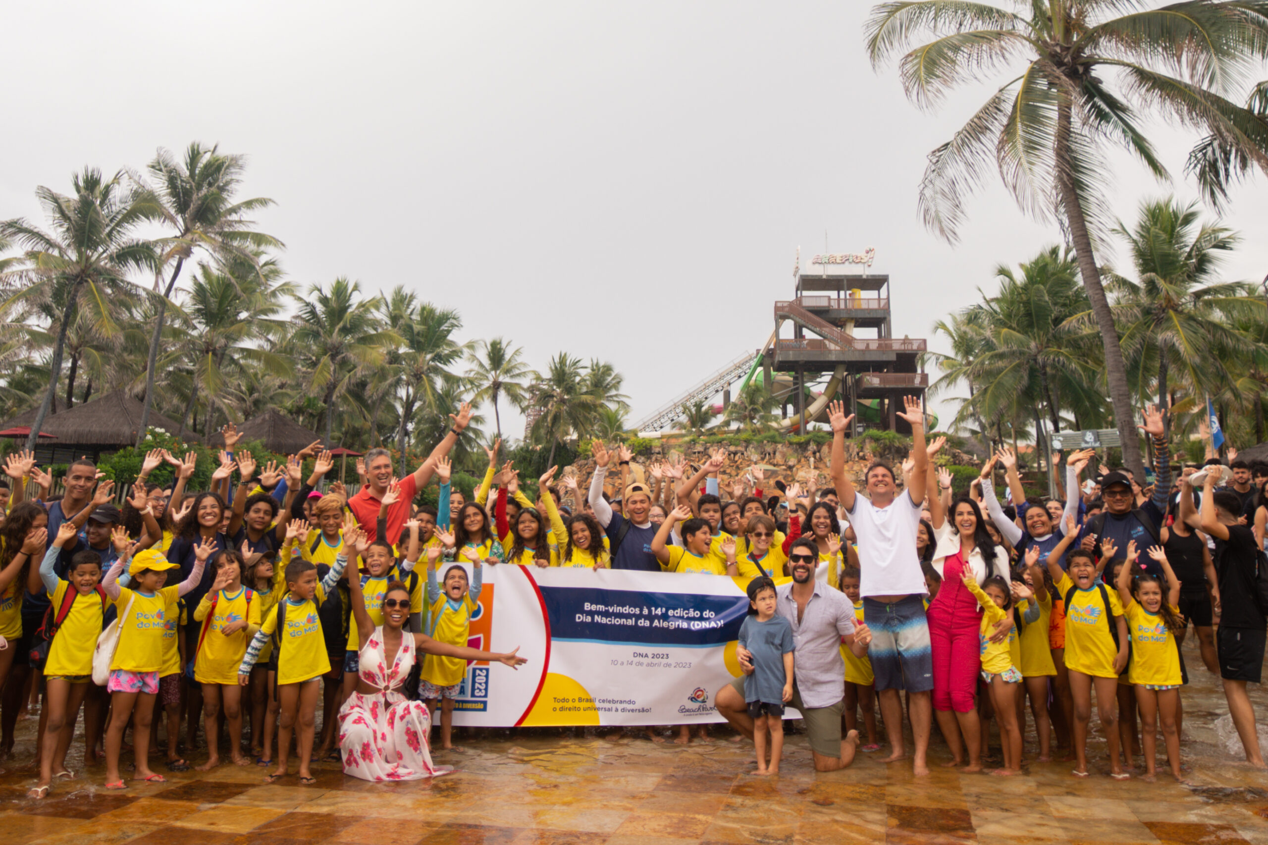 Dia Nacional da Alegria é celebrado no Beach Park com a participação de 950 crianças e acompanhantes
