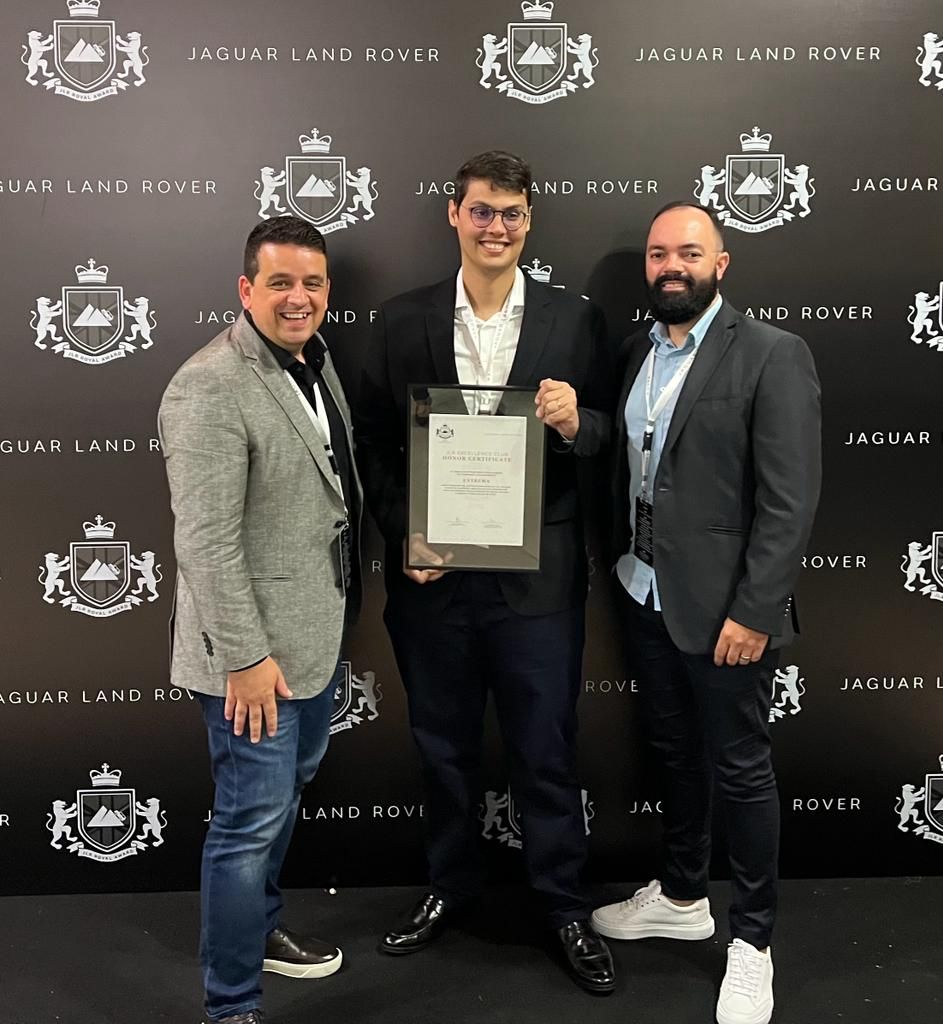 Extrema Jaguar Land Rover é premiada como uma das melhores concessionárias do Brasil