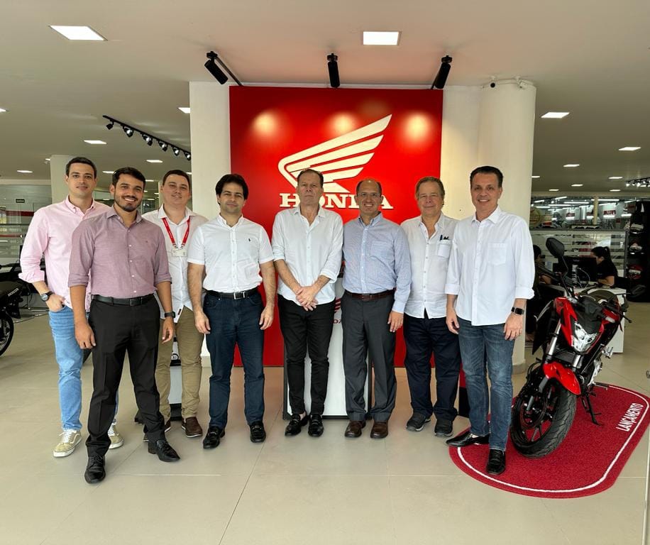 Honda NossaMoto recebe visita da diretoria nacional da Honda Motos