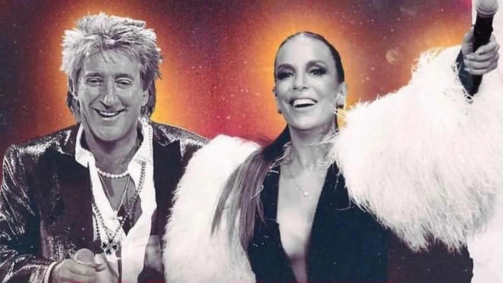 Rod Stewart e Ivete Sangalo farão show inédito juntos
