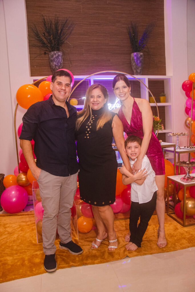 Paulo Alves Filho, Beth Pinto, Rebecca Alves E Daniel Alves