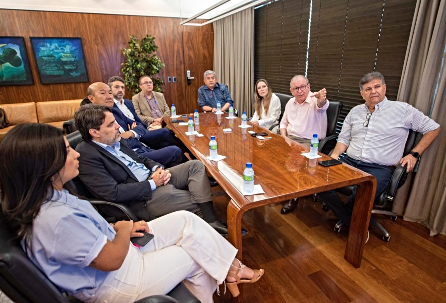 Ricardo Cavalcante apresenta Hub de H²V a executivos da Agea e Ceará Ambiental