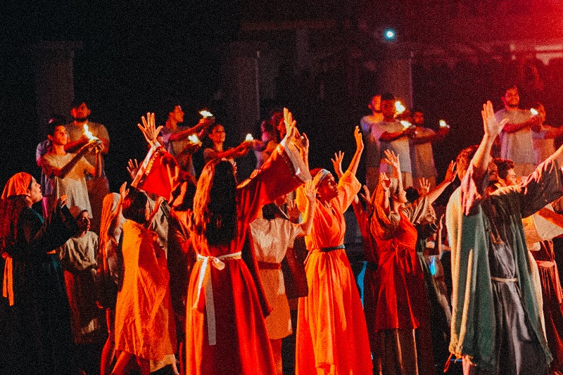 Comunidade Católica Shalom promove espetáculo “A Paixão de Cristo” no Ginásio Paulo Sarasate