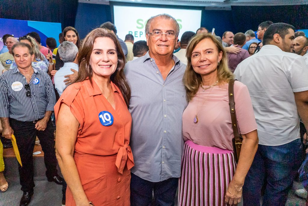 Conceição Garcez, Carlos Feitosa E Eveline Teixeira