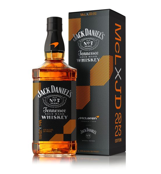 Jack Daniel’s lança edição limitada em comemoração à parceria coma a Mc Laren Racing