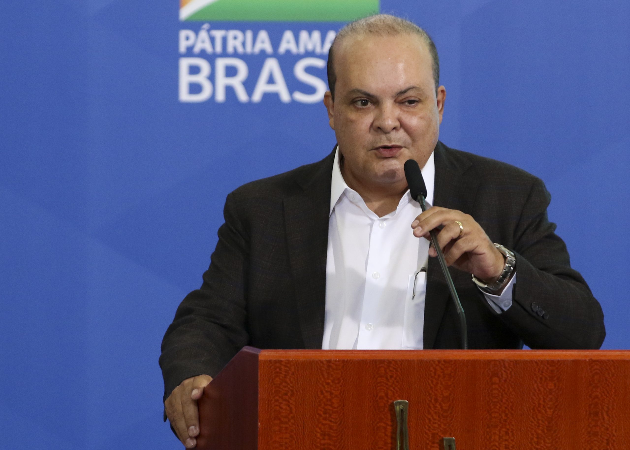 Governador Do Distrito Federal, Ibaneis Rocha, Discursa Durante A Solenidade Que Celebra O Acordo Entre União E Gdf, Para Regularização Fundiária De Terras No Df