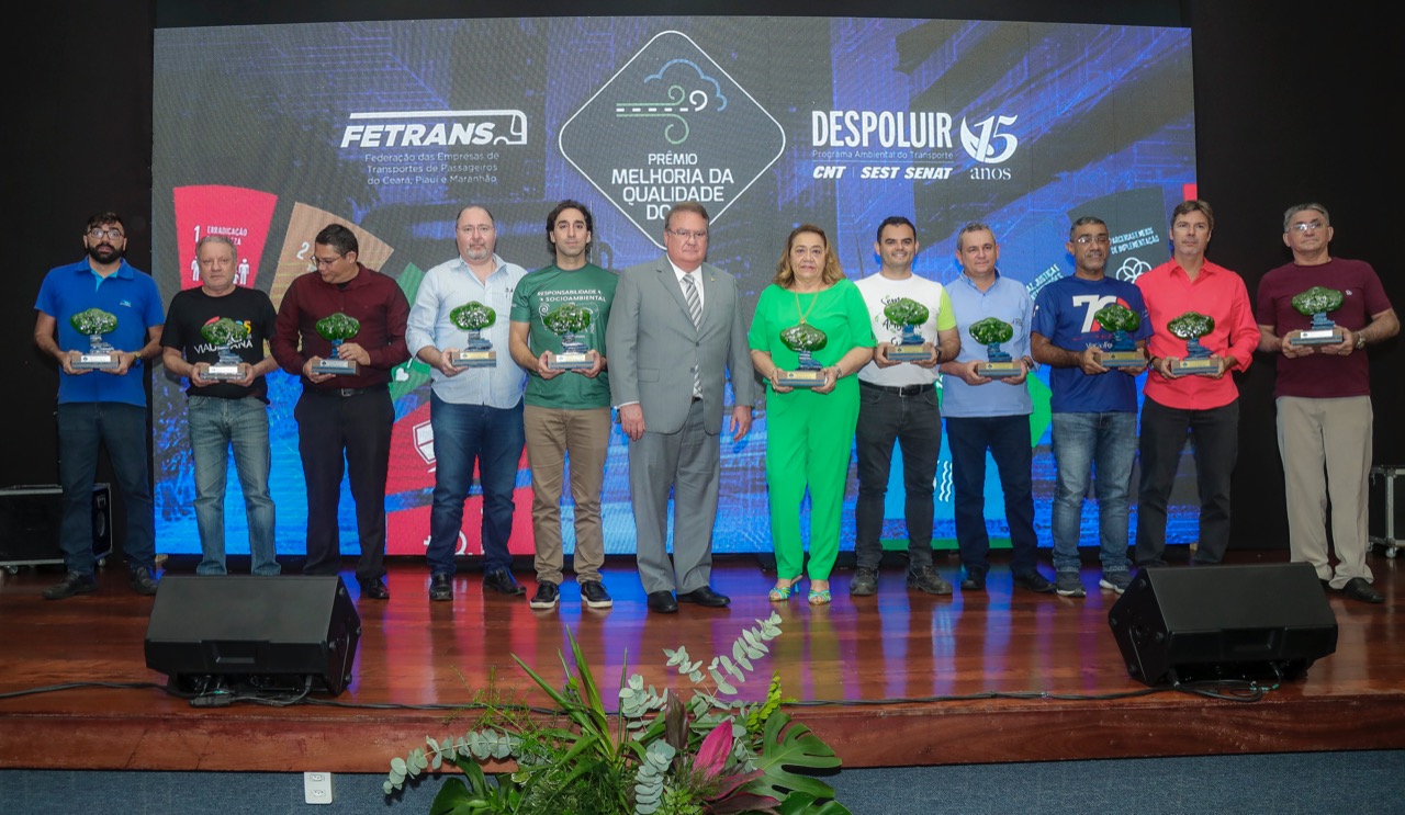 Fetrans realiza cerimônia de entrega da 20ª edição do Prêmio Melhoria da Qualidade do Ar em junho