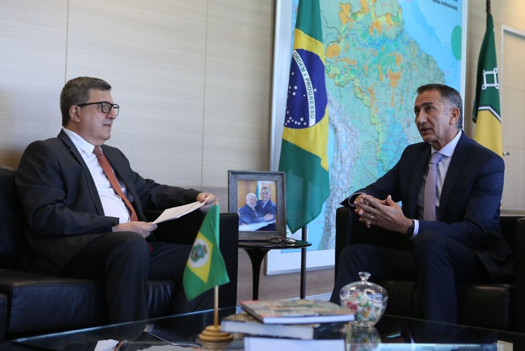 Danilo Forte se reúne com ministro Waldez Góes para debater calendário de pagamento para obras no Ceará