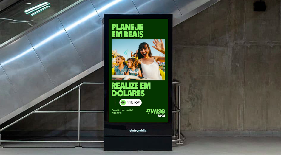 Wise lança campanha nacional para reforçar benefícios do cartão internacional