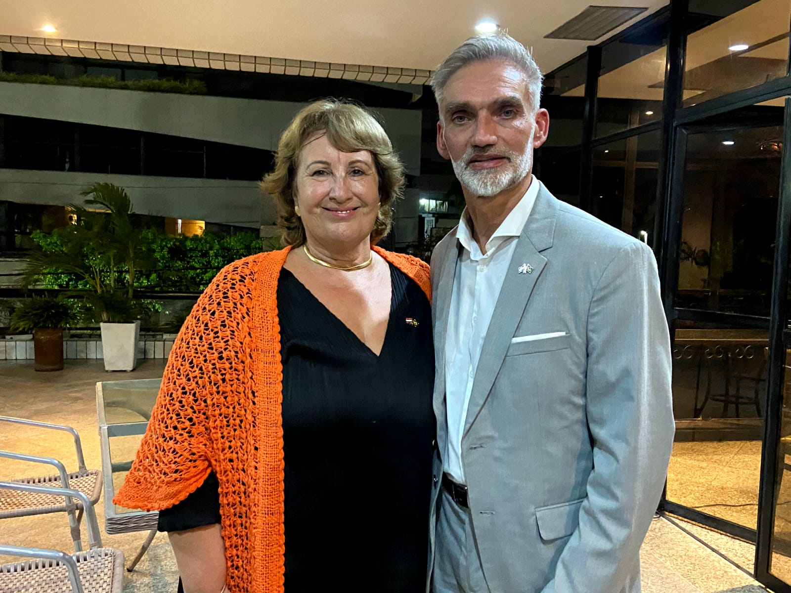Annette Reeves celebra acordo Green Ports Partnership em coquetel com empresários holandeses e cearenses Annette Reeves celebra acordo Green Ports Partnership em coquetel com empresários holandeses e cearenses