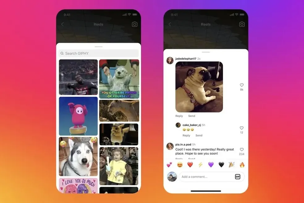 Instagram passa a permitir uso de GIFs nos comentários das publicações