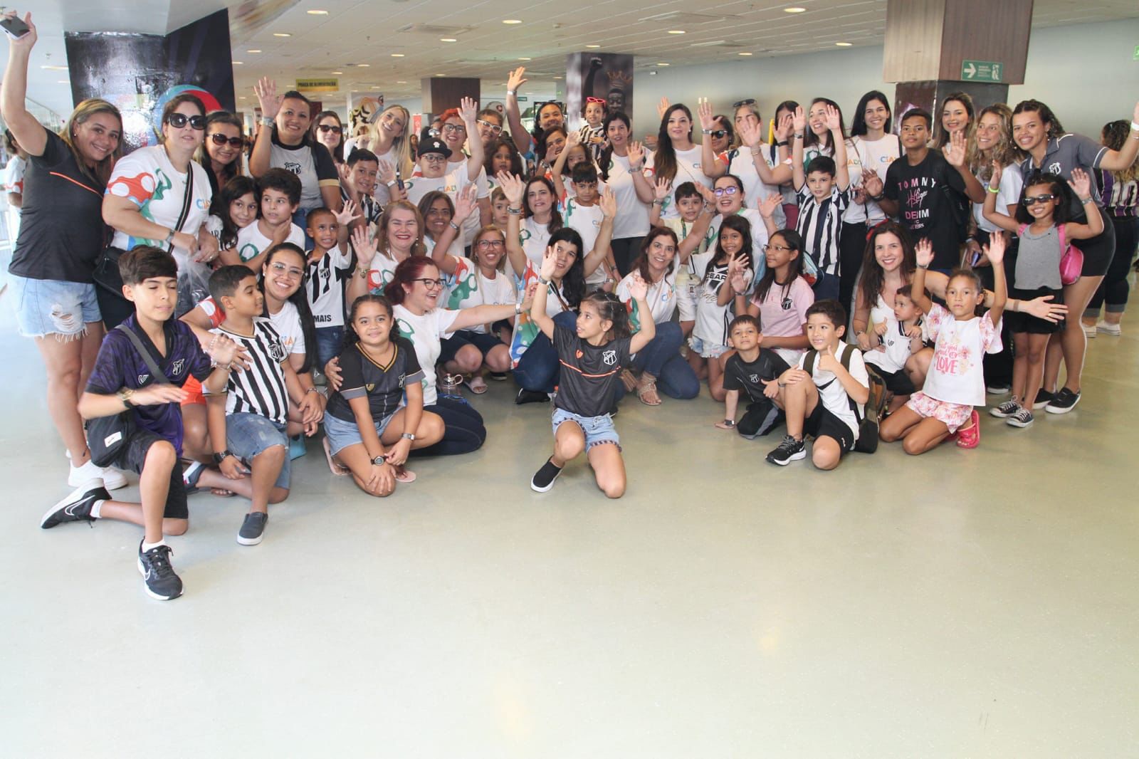 Ciadi promove ação para crianças com autismo e síndrome de Down em jogo na Arena Castelão