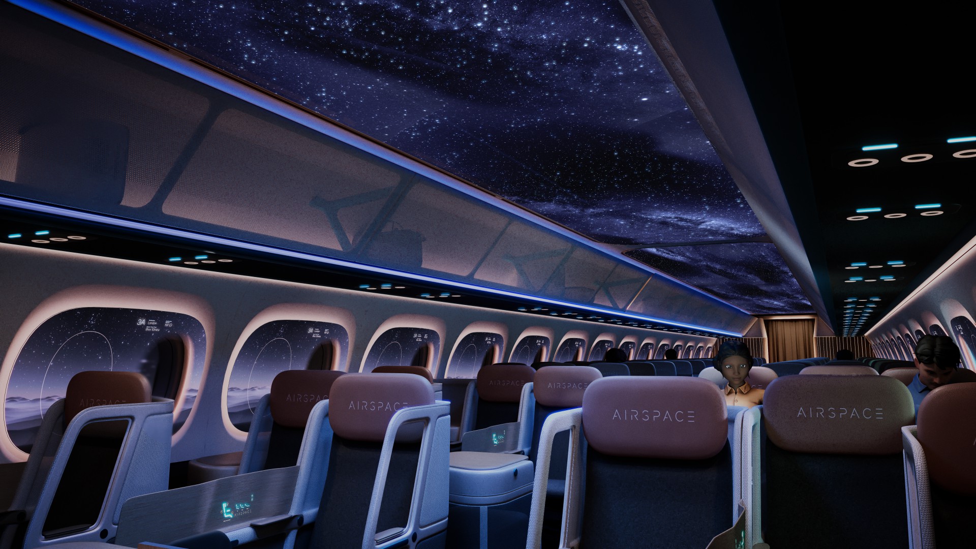 Avião com teto transparente é a nova aposta de empresa aeroespacial