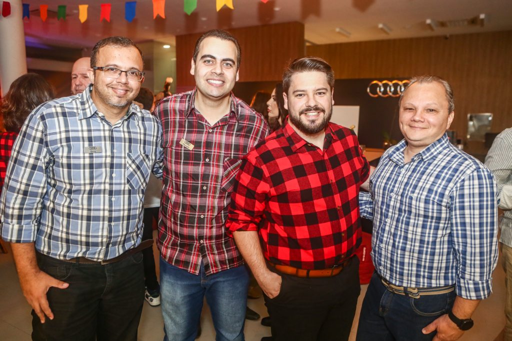 Bergue Santos, Marcelo Fernandes, Luann Soares E Charley Oliveira