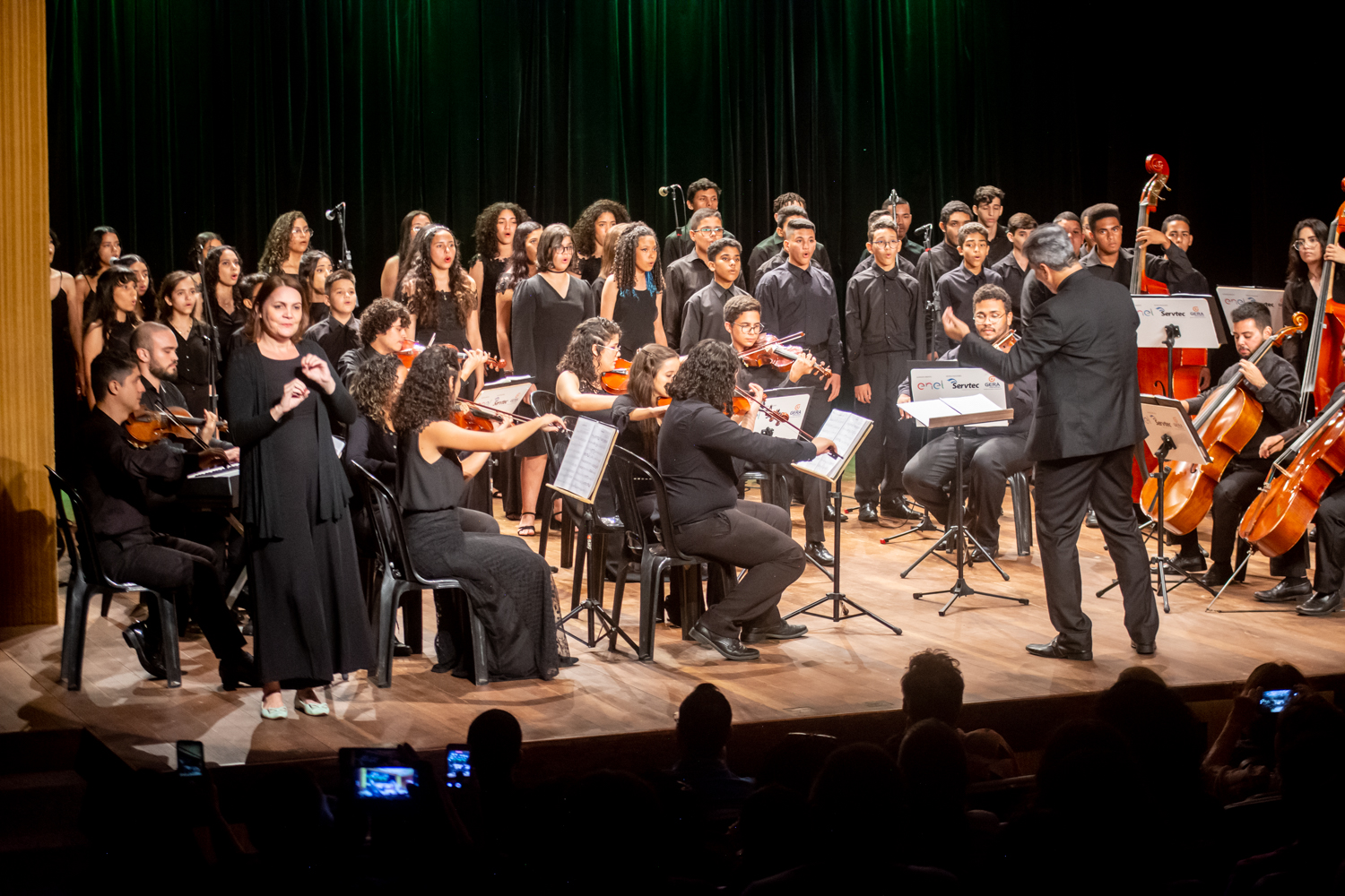 Orquestra e Coral do Instituto de Música Jacques Klein se apresentam no Teatro Celina Queiroz no sábado (24)