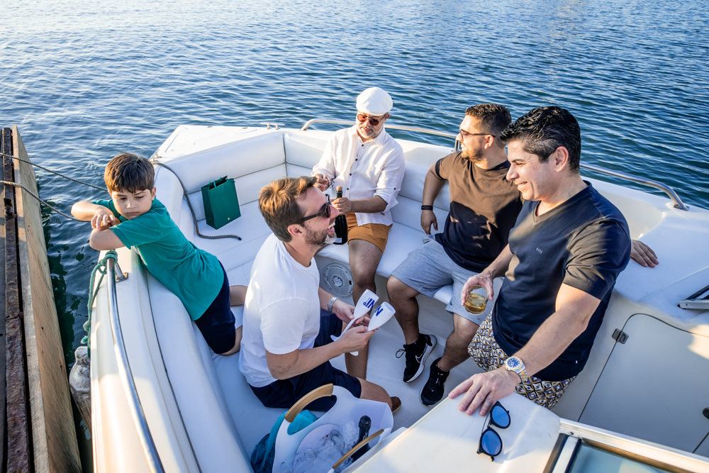 Pompeuzinho Vasconcelos, Ivo Pitanguy, Marcio Crisóstomo, Pablo Goulart E Pompeu Vasconcelos