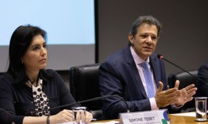 Simone Tebet E Fernando Haddad Agência Brasil