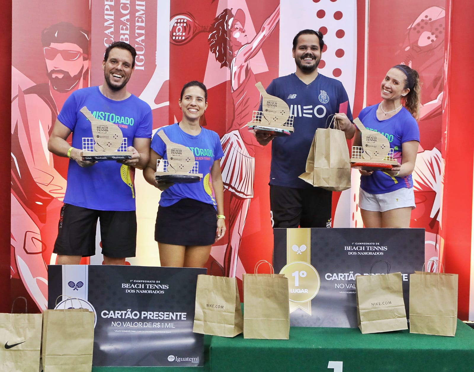 Iguatemi Bosque promove primeiro campeonato de Beach Tennis de namorados no Ceará