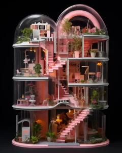 Casa Da Barbie Por Ruy Ohtake Em Retrato De Inteligencia Artificial