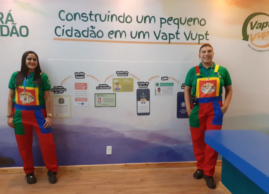 Espaço Vapt Vupt inaugurado na Cidade Mais Infância, no Centro de Eventos