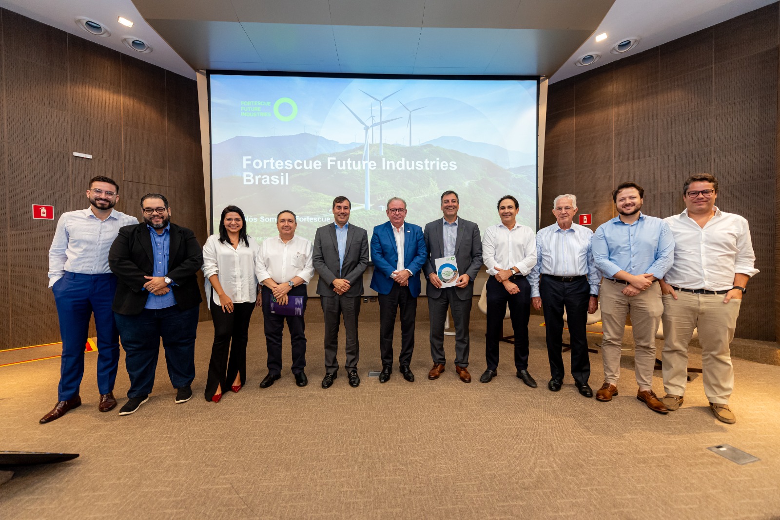 Fortescue apresenta detalhes da planta de produção de Hidrogênio Verde no Ceará durante solenidade na FIEC