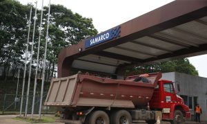 Entrada Da Mineradora Samarco.