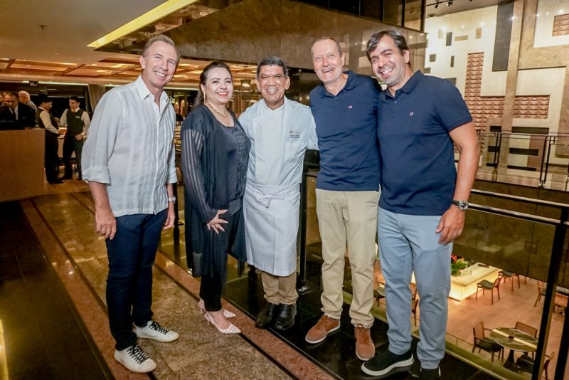 Philippe Godefroit, Marbênia Gonçalves, Chef Edilson Araújo, Philippe Ormancey E Eduardo Cavalcanti