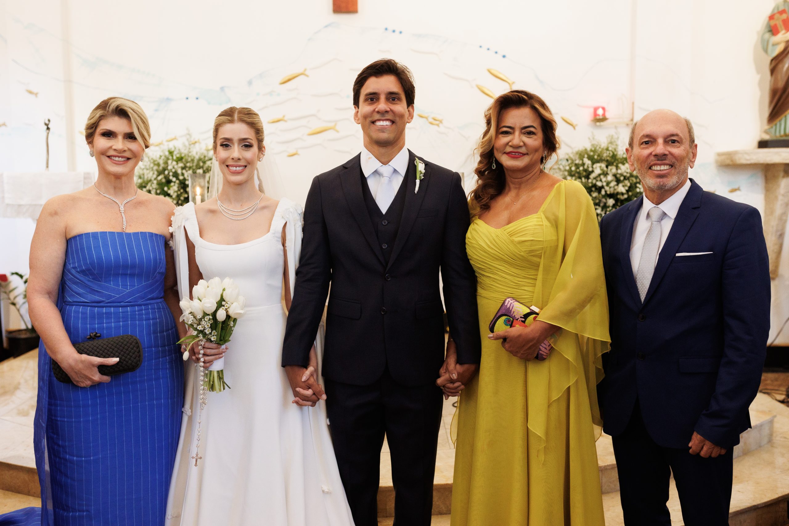 Amor e emoção marcam a cerimônia de casamento de Maria Clara Boris e Filipe Holanda