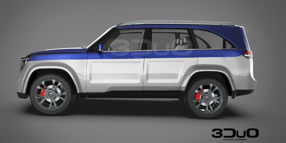 A versão em 3D da Rural Willys mostra como seria a nostálgica Pick up reinventada nos dias de hoje