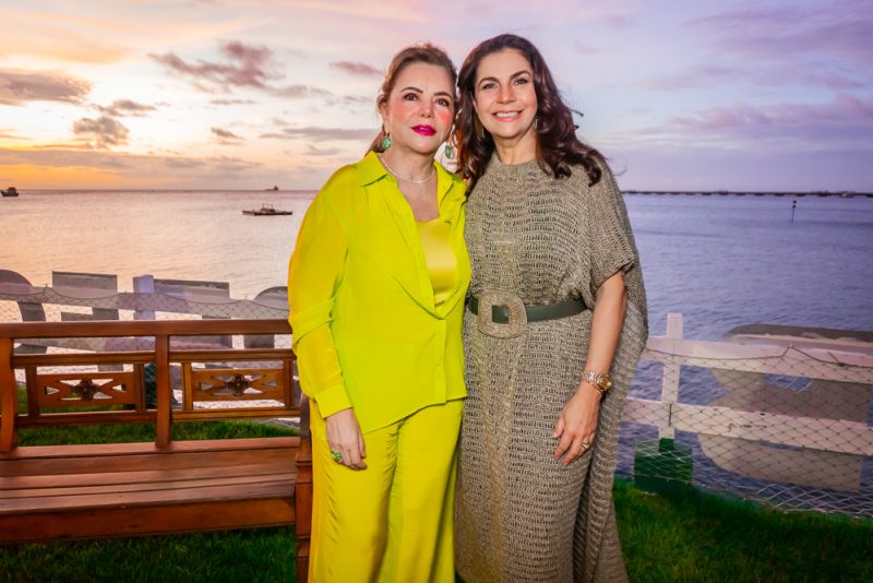 Brinde em dose dupla - Rejane Oliveira e Marize Castelo Branco comemoram aniversário no Iate Clube