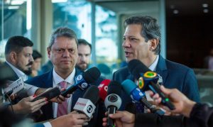 Tarcisio De Freitas E Fernando Haddad Foto Diogo Zacarias Ministério Da Fazenda