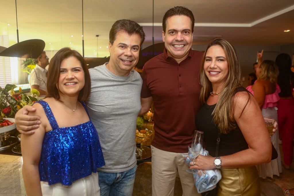 Ticiana, Duda Brigido, Fabiano Barreira E Melissa Barreira (2)