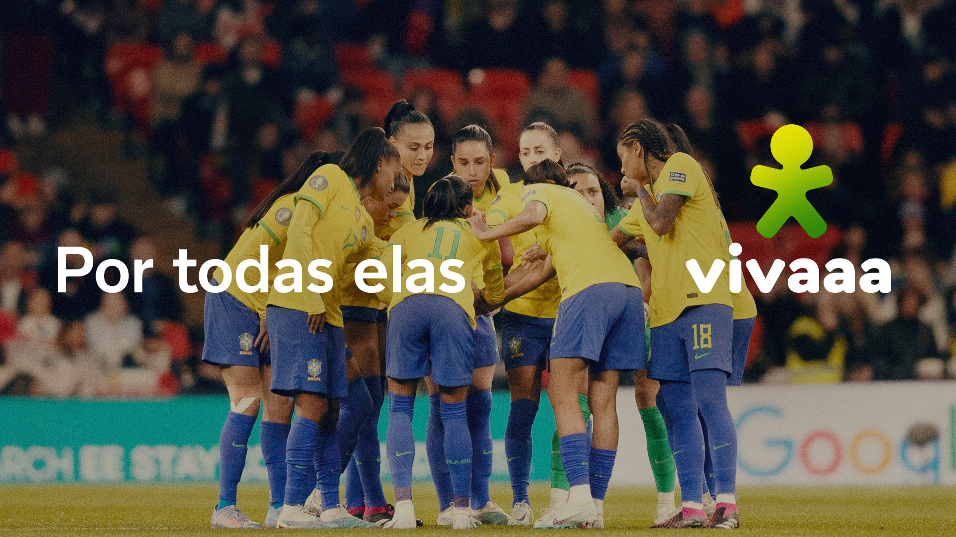 Vivo muda marca para Vivaaa em comemoração pela vitória da Seleção Feminina de Futebol