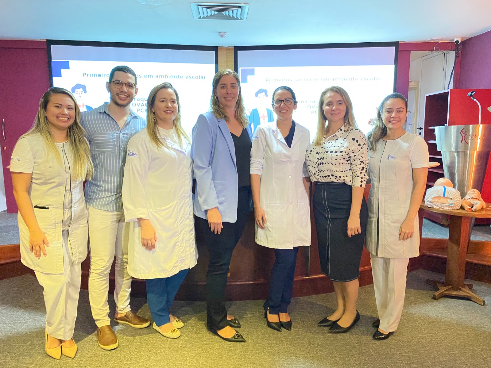 Hospital São Carlos promove 1º edição do Curso de Primeiros Socorros para Ambiente Escolar