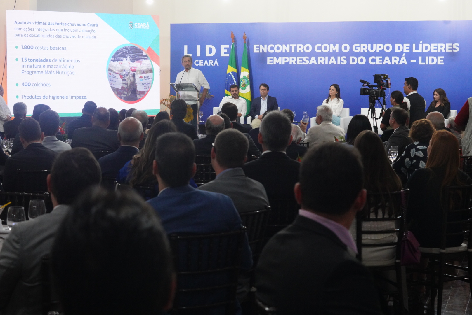Investimento em infraestrutura é destaque em reunião de Elmano membros do Lide Ceará