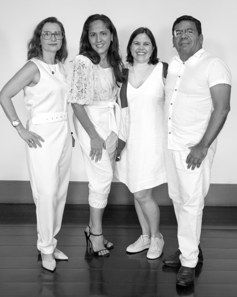 Andrea Dalloólio ,chris Machado, Larissa Porto E Sergio Pires (foto Esdras Guimarães)