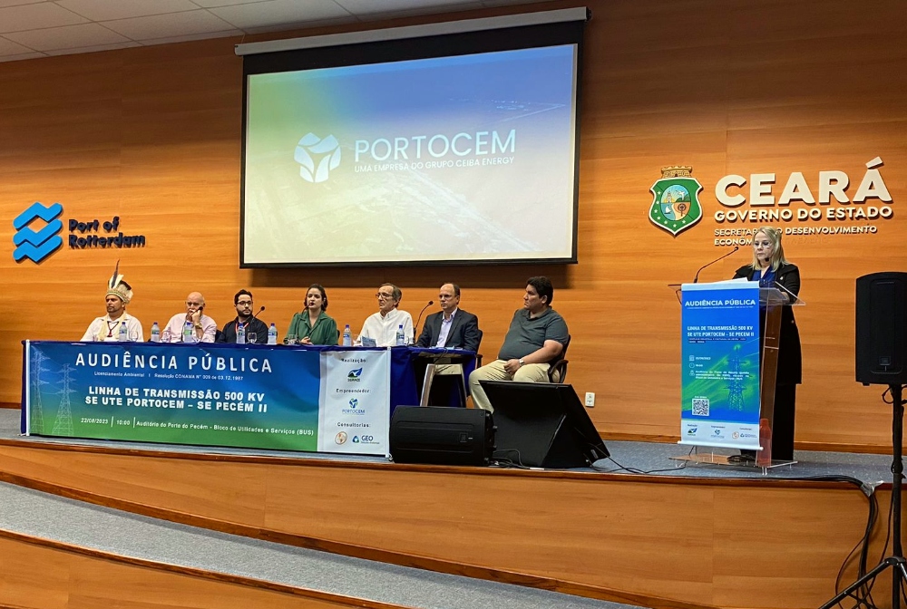 Portocem apresenta EIA/RIMA durante audiência pública no Porto do Pecém