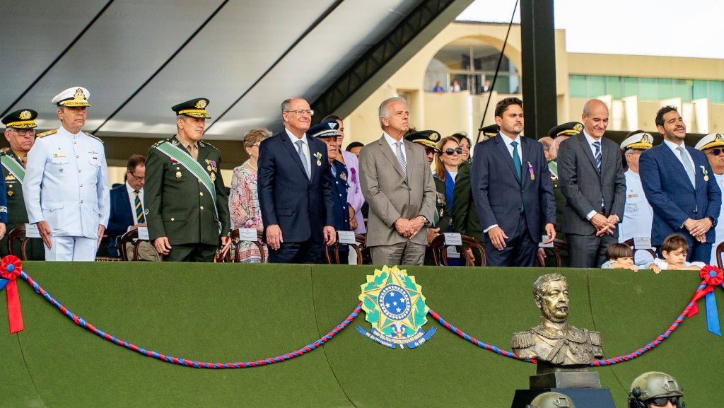 General Tomas Paiva Geraldo Alckmin Jose Mucio Monteiro 25.08.23 Cerimonia Dia Do Soldado 22