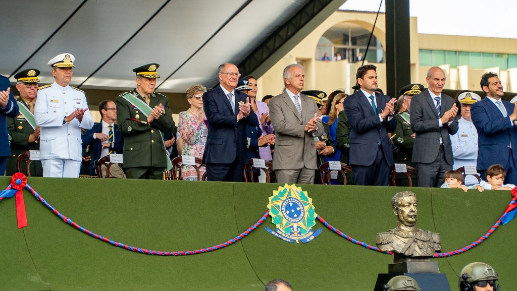 General Tomas Paiva Geraldo Alckmin Jose Mucio Monteiro 25.08.23 Cerimonia Dia Do Soldado 23